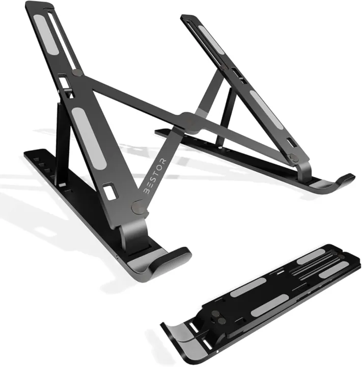 BRAINZONE%20GADGET%20%20Aluminum%20PLASTIC%20Adjustable%20Laptop%20Stand,%20Portable%20Laptop%20Riser,%20Aluminum%20Laptop%20Stand%20for%20Desk%20Foldable,%20Ergonomic%20Computer%20Notebook%20Stand%20Holder%20for%20MacBook%20Air%20Pro,%20Dell%20XPS,%20HP%20(10-17.3'')%20-%20Silver%20-%20Image%206
