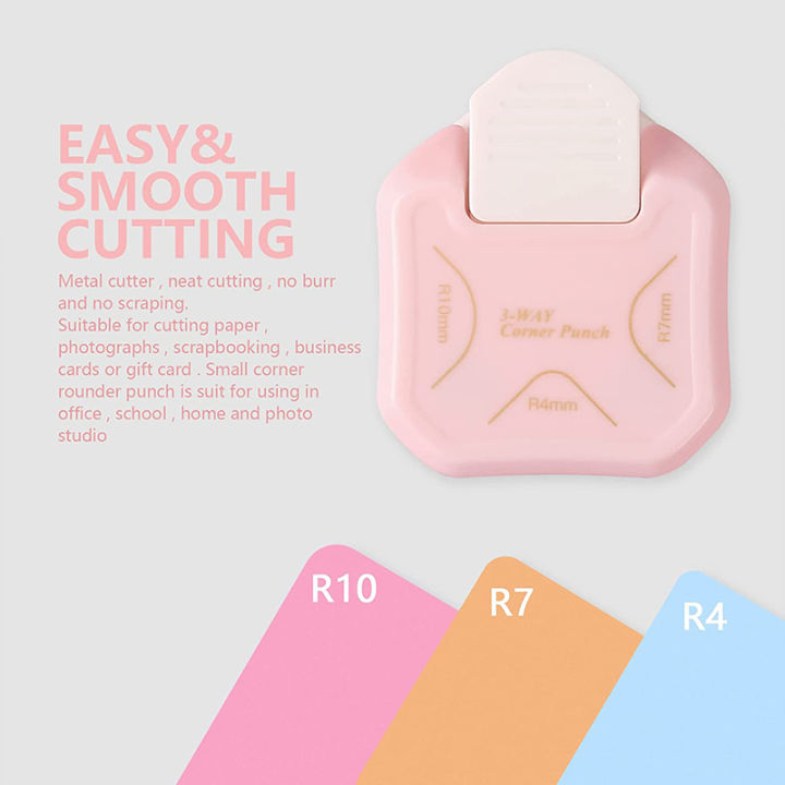 3 In 1 R4 R7 R10 Plastic Punching Machine DIY Card Paper Hole Punch ...