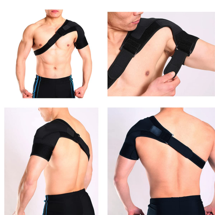 Adjustable%20Left/Right%20Shoulder%20Support%20Bandage%20Protector%20Brace%20Joint%20Pain%20Injury%20Shoulder%20Strap%20Guard%20Strap%20Wrap%20Belt%20-%20Image%202