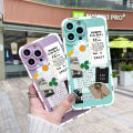 JIUMOO For Redmi 10 Case With New Design Cartoon Cute Flower Phone Case Shockproof Square Edge Softcase Pattern Silicone Casing Full Cover Angel Eye Camera Protection Cases. 