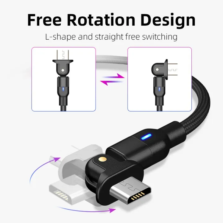 Gaming%20cable%20180%20Rotation%20Fast%20Charging%20Cable%20Micro%20Usb/Type-C/Lightning%20for%20IPhone%20Android%20Phone%20Quick%20Charger%20Cable%20-%20Image%204