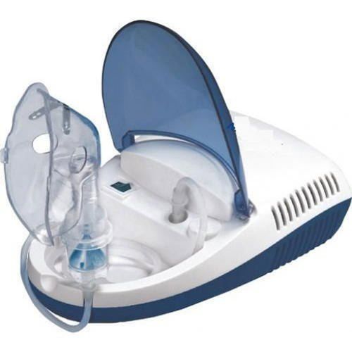 Portable Nebulizer Machine for Kids and Adults - White Mesh Atomizer with Silent Compressor and Adjustable Settings, Ideal for Home and Travel