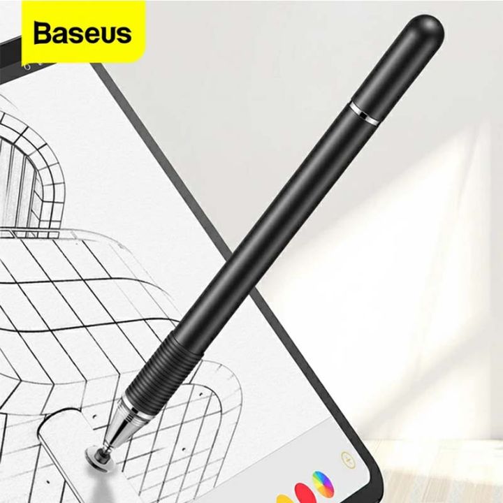 Baseus Golden Cudgel Stylus Pen + Gel Pen | Works with All Touchscreens | For Phone, Tablet, Computer