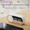 Amamia wireless speaker touch screen buttons Bluetooth-compatible5.0 Sound Box Clock Dual Alarm. 