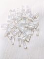 Beads 8x4mm Cone Shape Glass Beads – Color Options – Pack of 100 – For Jewelry Making, Bracelets, Necklaces, DIY Crafts. 