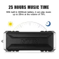 VTIN Punker Portable Wireless Bluetooth Speaker 20W Output Dual 10W Drivers Outdoor Waterproof Speaker with Mic 30Hour Playtime for Smartphones. 
