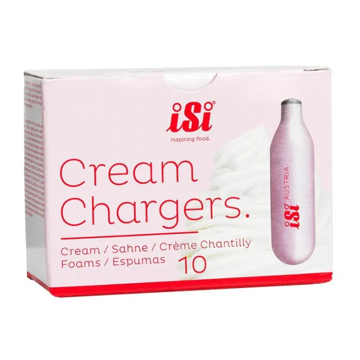 iSi Cream Chargers – New White Packaging – Pack of 10 | Premium ...