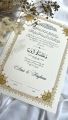 Nikah Certificate with Premium White Frame , premium HD Quality certificate & Frame , Frame size A4 ,Gift for wedding .NiKKAH NAMA FOR YOUR;S. 