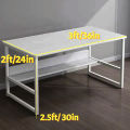 Gaming Table, Laptop Table, Computer Table, Study Table, PC Table, Table with Shelving for Storage, H-Shape Table, Office Table, Workstation Table, Portable Durable Moveable with 18 gauge iron rods and Powder coating. 