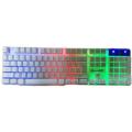 Shipadoo Master D280 RGB Gaming Keyboard Mouse Semi Mechanical Keyboard With LED Backlighting For gamer Pc Typing Laptop  Keyboard Mouse 1600 DpI Black White. 