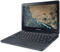 Samsung 11.6" Chromebook with Intel N3060 up to 2.48GHz, 4GB Memory, 16GB eMMC Flash Memory, Bluetooth 4.0, USB 3.0, HDMI, Webcam, Chrome Operating System, Black, Play Store. 