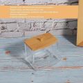 Cotton Swab Box With Lid Dustproof Transparent Visible Design Toothpicks Cotton Swab Dispenser Storage Case. 