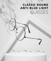 Ready Stock KL/Round Frame Glasses/Classic Korean style. 