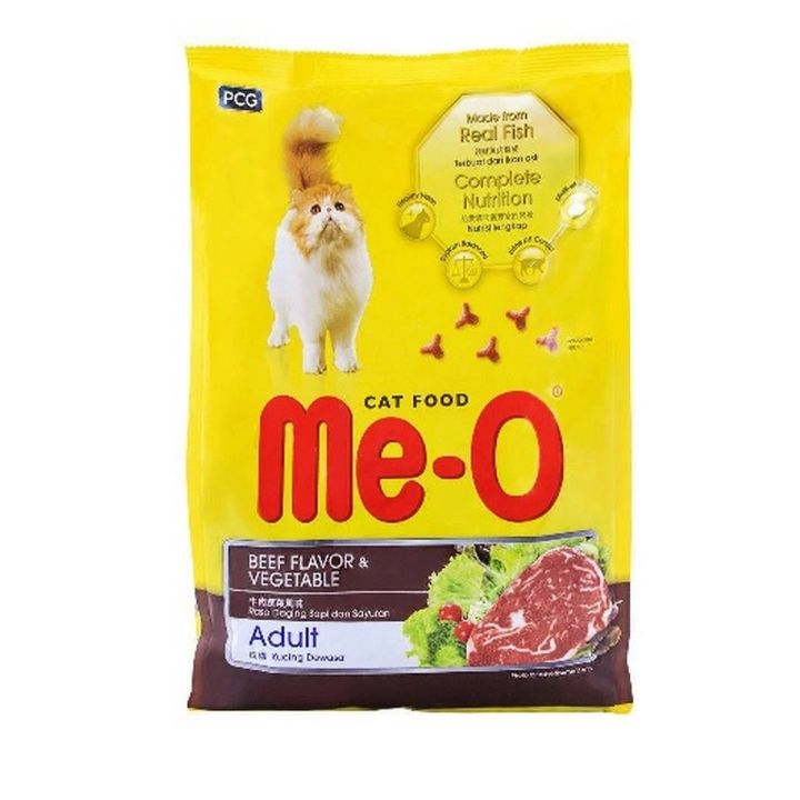 MeO Adult Cat Food Beef & Vegetable Flavour 450g