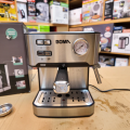 imported Boma 850W Coffee Maker – 15-Bar Espresso Machine with Frother, 1.6L Tank & Touch Control for Perfect Cappuccinos and Lattes. 