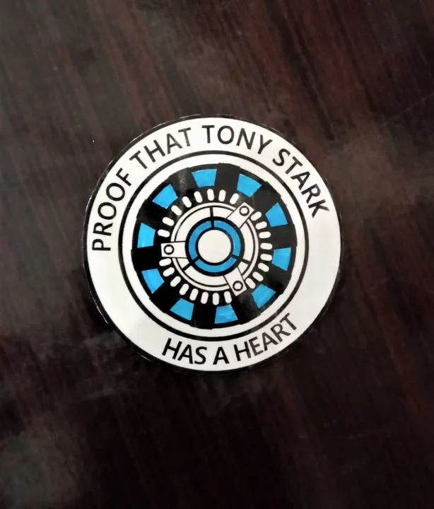 Prove%20that%20Tony%20Stark%20has%20a%20Heart%20-%20Vinyl%20Sicker%20-%203x3%20inches%20-%20Image%202