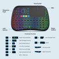 Best Quality M9 Mini Keyboard with Trackpad | 7 Color Backlight | BT + 2.4G Dongle | Compatible with Android TV Box, PC & Laptop. 