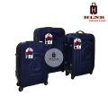 Simple Travel Suitcase Set - Pack of 3 (Without Trolley, Simple Wheels). 