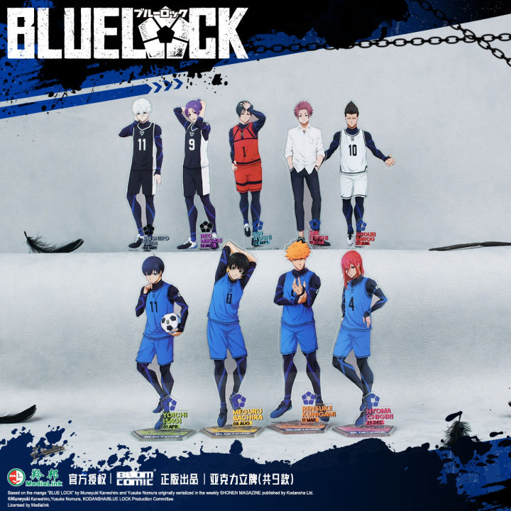 ZOOAIN 2024 Baomeng Genuine Blue Prison/Blue Lock Acrylic Stand Jie Shi Yi Bee Le Hui Nagi Seishiro