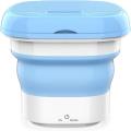 Portable Mini Folding Washing Machine, travel camping washing machine,Magic Foldable Small Clothes Washing Machine Washer Laundry Tub Wash Machine for Travelling.. 