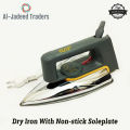 RAF Dry Iron - Light Weight Dry Iron - Classic Dry Iron with Non-stick Soleplate. 