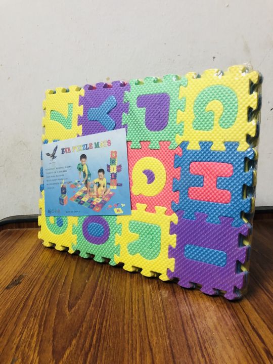 EVA Puzzle Mats - Soft Interlocking Foam Tiles for Kids Play Area ...