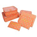 Original & Imported 6 pcs Travel Storage Bag Set Luggage Divider Container Travel Suitcase Organizer Clothes Pouch Storage Case. 