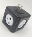 Techmanistan Power Cube, 5 Outlets Power Adapter Wall Adapter, Household Cube Socket Power Outlet, Extension,. 