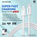 WEKOME original series PD20W/120W ultra-fast charging data cable USB-C stable multi-compatible 1M charging cable. 