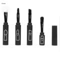 4 1 Foldable Multifunction Makeup Cosmetic Brushes Eyebrow Brush - Black. 