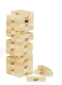 Hasbro Jenga Classic Wooden Blocks Tower Game 54 Pieces - Family Fun Strategy Game for All Ages. 