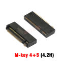 1PCS For LTK Connector SSD Interface NASM0 S6701 TP20 NGFF Slot M.2 Seat M - KEY 2.0 H 4 + 5 Type 3.0H H3.2 H4.2 H4.8 H6.5 H8.5. 
