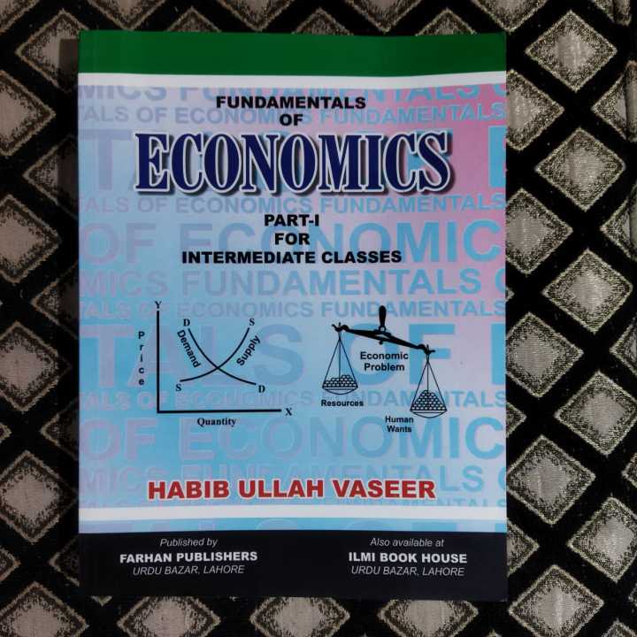Fundamentals of Economics Part 1 For Intermediate classes By Habib ullah vaseer Edition 2023-24