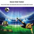 Soccer Ball Training Belt, Football Kick Throw Solo Practice Training Aid Control Skills Adjustable Belt for Kids Adults. 
