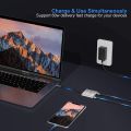 INTPW USB C to HDMI Adapter 4K for Ma Book Pro, Nintendo Switch HDMI Adapter Hub Dock with USB 3.0 Port, Type-C PD Charging Port Space Grey Model  ID505. 