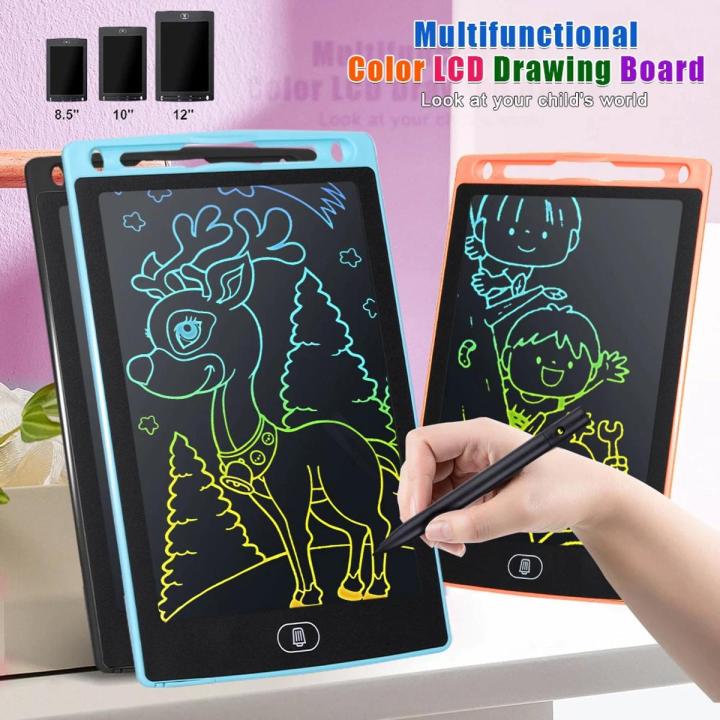 LCD Writing Tablet Pad For Kids | Electric Drawing Board | Digital Graphic Drawing Pad With Pen 8.5 Inches