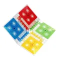 Wooden Ludo Board Game Set  24x24 Inch & PET Jar. 