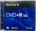 Sony Original Double Layer DVD-RDL - Recordable - 8.5GB data - 8x writing speed - Blank DVD - DPR85R2. 