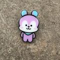 Kpop Idol BTS BT21 jhope design inside Mang acrylic phone holder griptok phone grip telescopic support. 