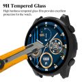 Screen Protector case for haylou solar plus RT3 LS16 full coverage bumper protection tempered glass case cover accessories. 