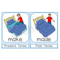 20 Groups Irregular Verbs Memory Game for Baby Kids Grammar Learning English Cards Flashcards Worksheet Printable PDF Files. 