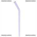 ATD 1PC Reusable Glass Drinking Straws Bent Pyrex Glass Straws Bent Glass Tube. 