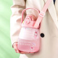 ☀️Life Core☀️ 1400ml / 1.4L Water Bottle for Kids Sports Water Cup Cartoon Summer Portable Water Bottle with Straw Bottle Drink Cute Pot Belly Cup Botol Air Viral tiktok Shaker Bottle. 