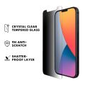 iPhone 12 Pro full coverage privacy tempered glass 0.33mm Dust protection net Screen protector glass film. 