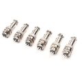 1 set of gx12-2 / 3 / 4 / 5 / 6 / 7-pin male and female 12mm diameter wire panel connector aviation round connector plug. 