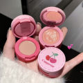 3 In 1 Matte Lip Mud Blusher Cream Rouge Stack Peach Blush Paste Clay Natural Cheek Contour Tint Eyeshadow Makeup Palette. 