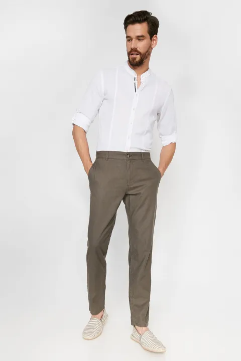 Koton%20Men's%20Coffee%20Pocket%20Detail%20Trousers%209YAM41992BW%20-%20Image%203