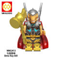 Single Sale Marvel Building Blocks Figures Thor Jane Foster Star Lord  Beta Ray Bill Gol the Godslayer Minifigure Building Bricks For Children Toys WM6146. 