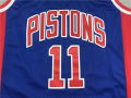 1988-89 Detroit Pistons 11 Isiah Thomas Blue M&N Swingman Jersey. 