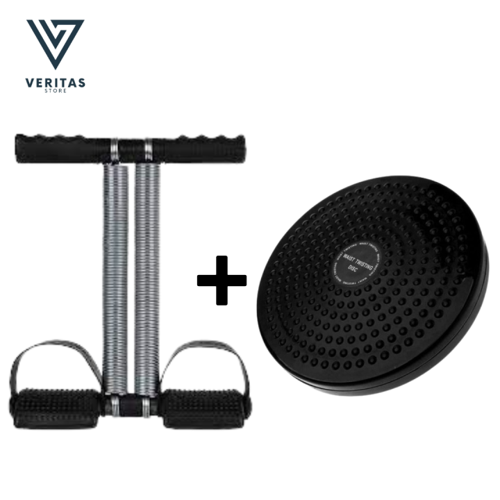 Tummy Trimmer Double Spring & Twister Plate Disc High Quality Weight Loss Machine For Home Gym